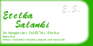 etelka salanki business card